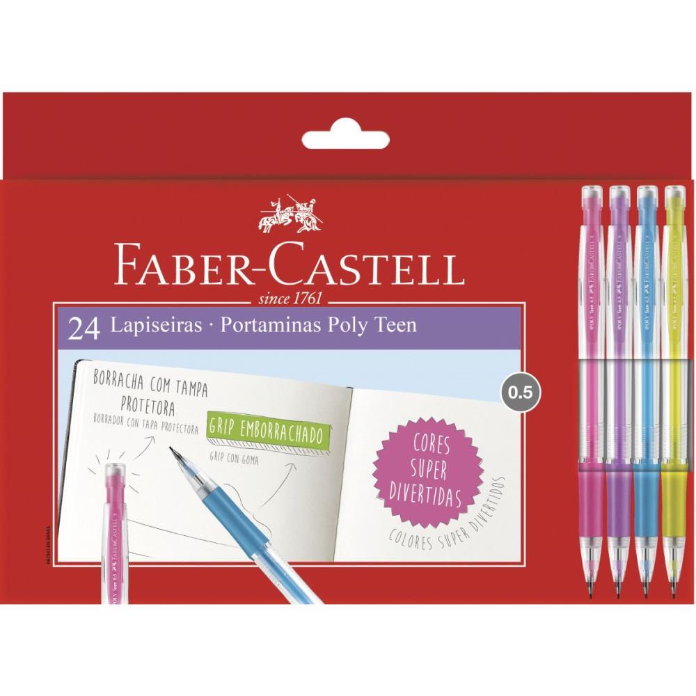 LAPISEIRA 0.5MM POLY TEEN (S) FABER-CASTELL CX.C/24