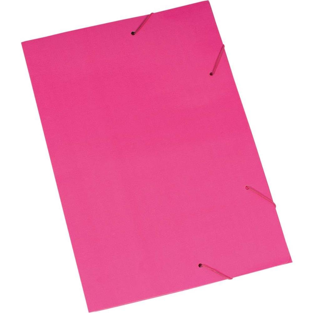 PASTA ABA ELASTICA PAPEL OFICIO ROSA POLYCART PCT.C/20