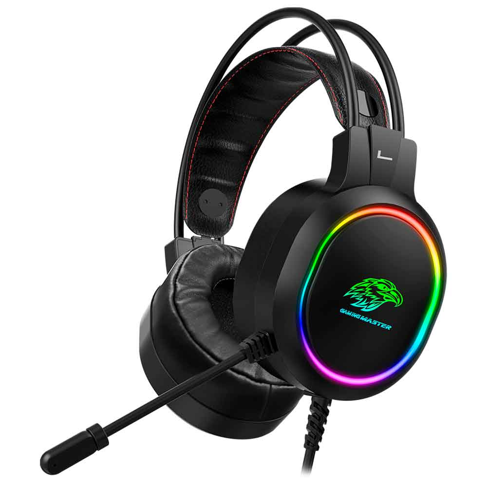 HEADSET GAMER K-MEX AR43 7.1 DIGITAL LED RGB USB AR43000S71PPB0X