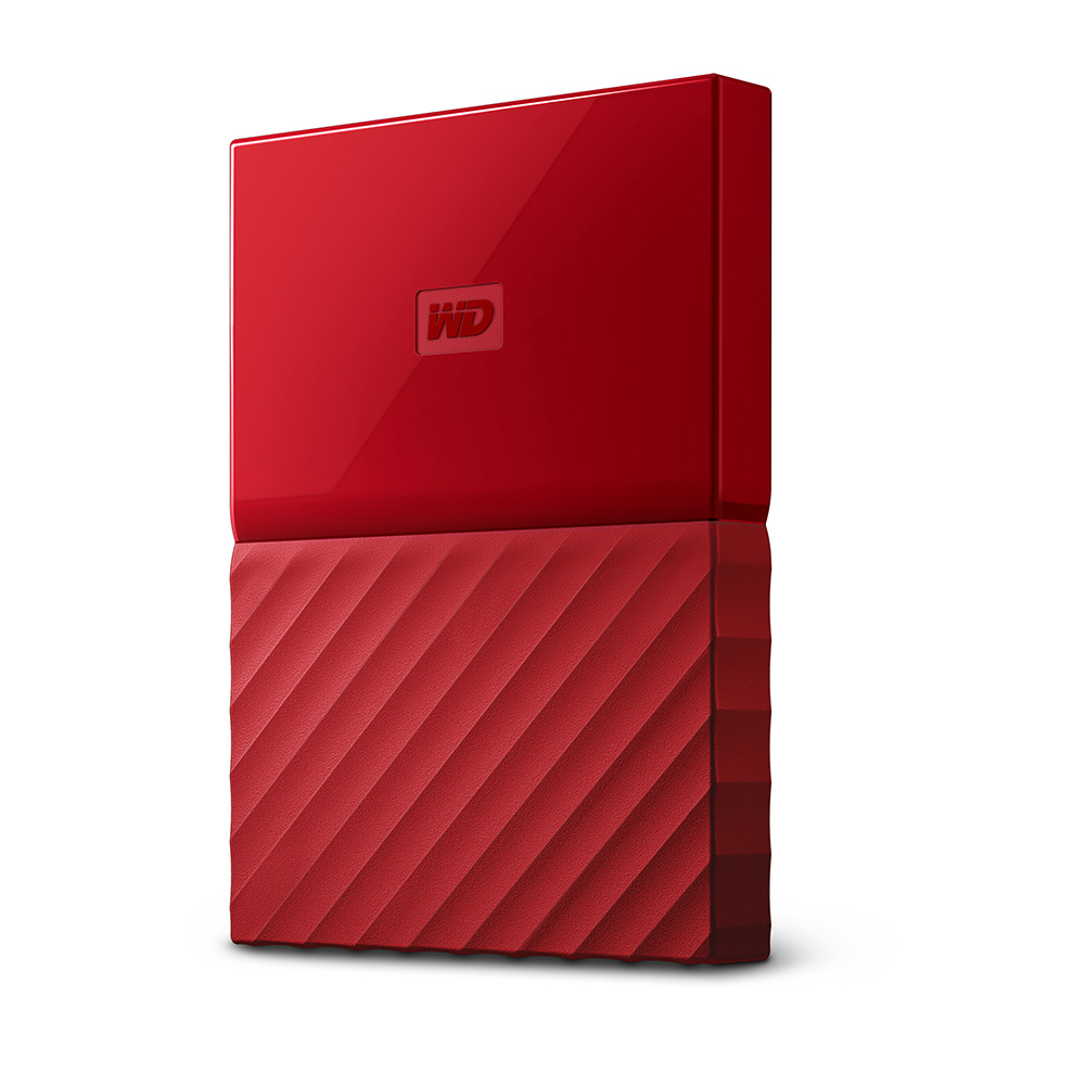 HDD EXTERNO 4TB WESTERN DIGITAL MY PASSPORT VERMELHO 2,5" USB 3.0 -WDBPKJ0040BRD-WESN