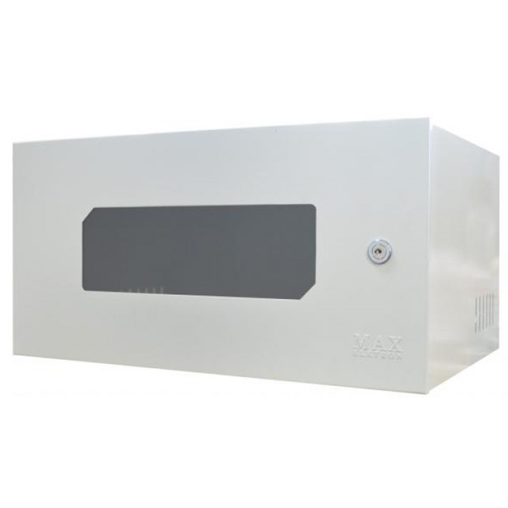 MINI RACK MAX ELETRON 19 POL 3U X 350MM ACRILICO BRANCO C/ 02 CHAVES - 4039 (MONTADO)