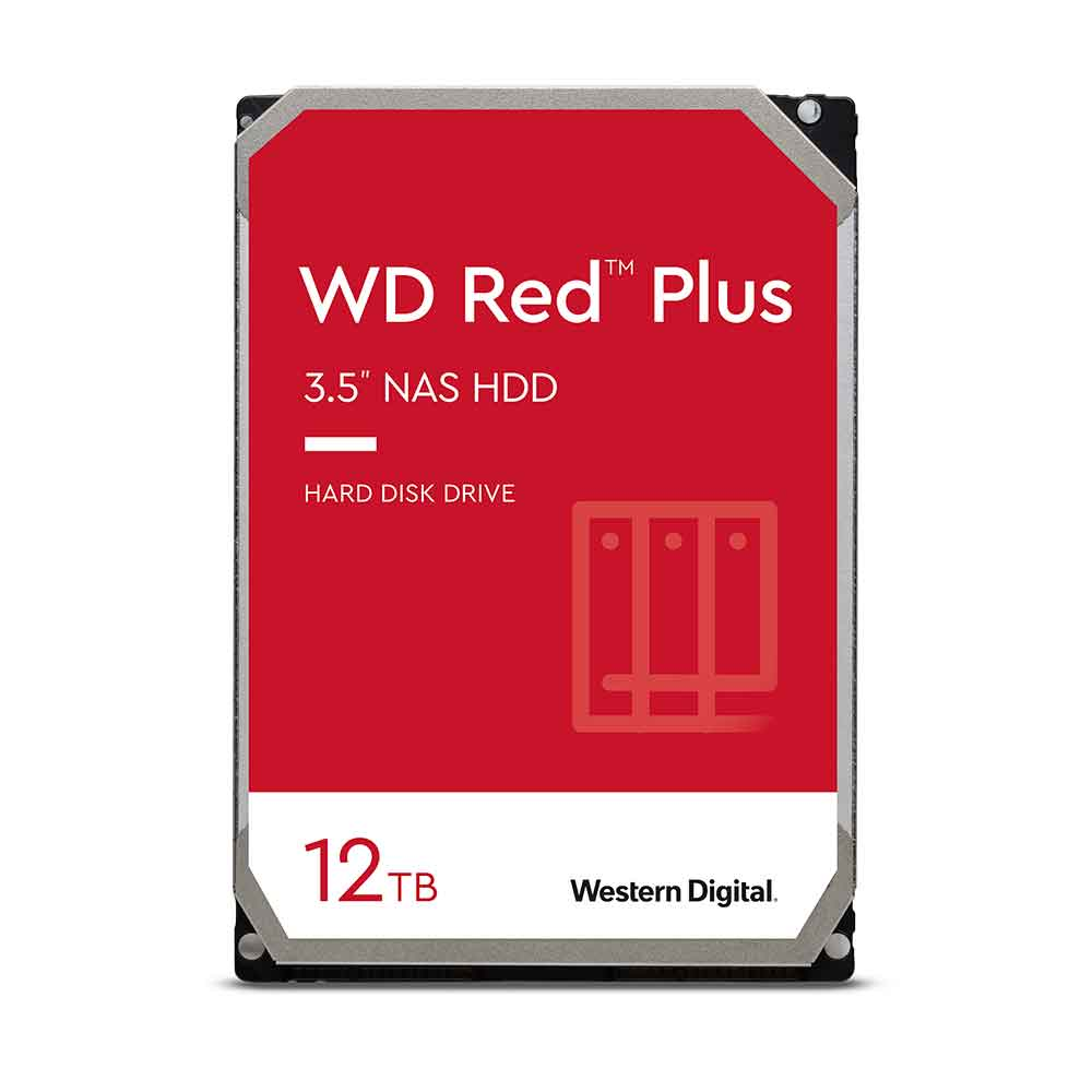 HDD WD RED PLUS 12 TB NAS PARA SERVIDOR 24X7 - WD120EFBX