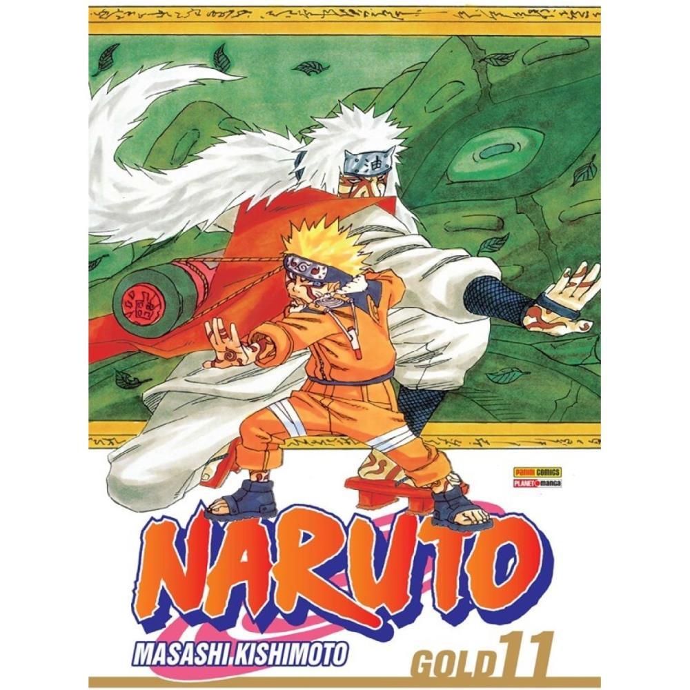 LIVRO MANGA NARUTO GOLD EDITION N.11 PANINI UNIDADE