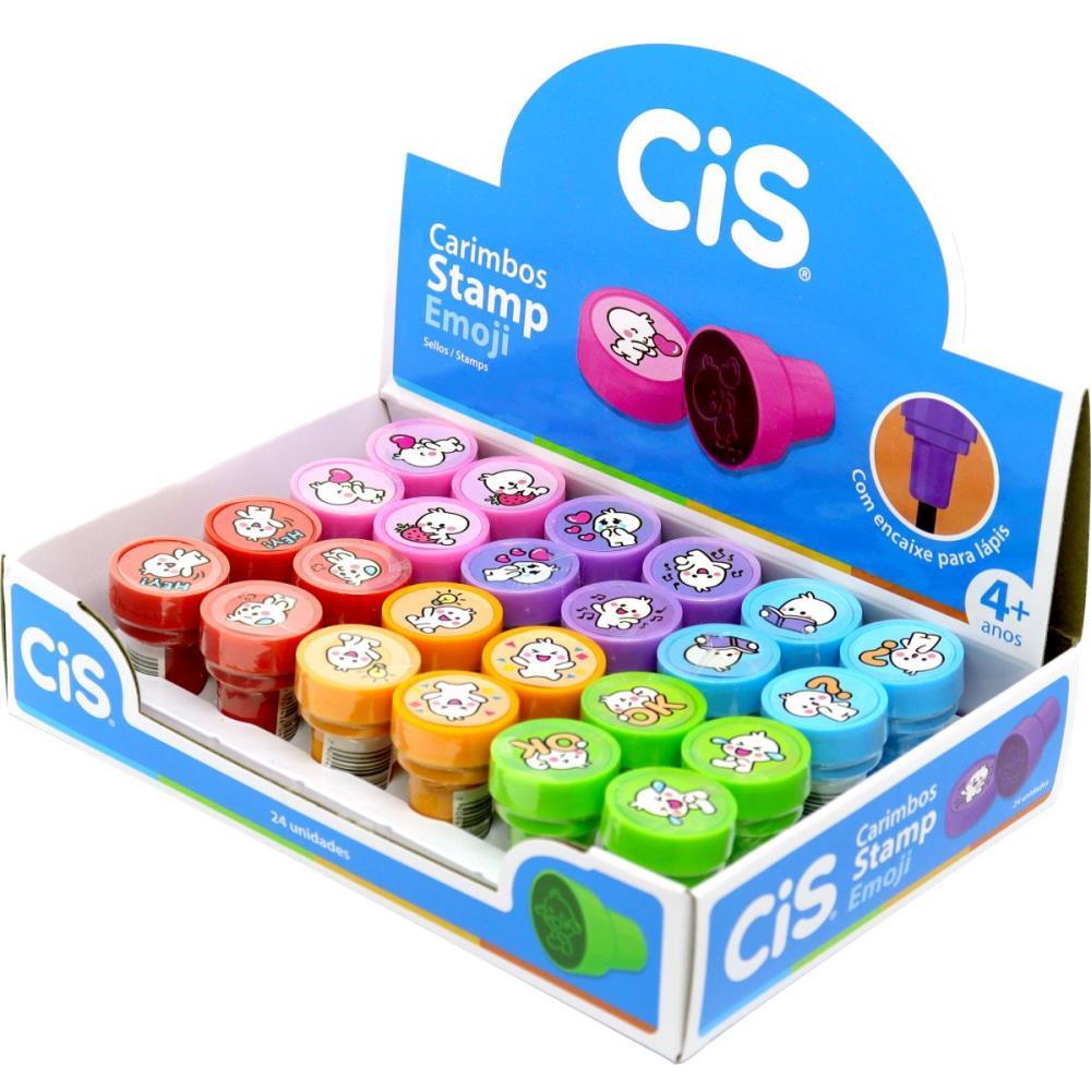 CARIMBO PEDAGOGICO CIS STAMP EMOJI SERTIC CX.C/24