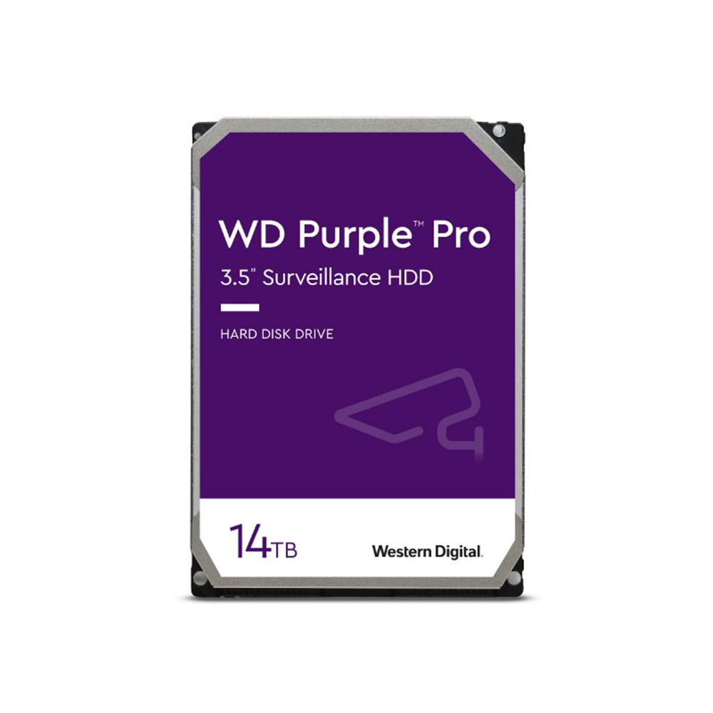 HDD WD PURPLE PRO 14 TB PARA SEGURANCA / VIGILANCIA / DVR - WD142PURP