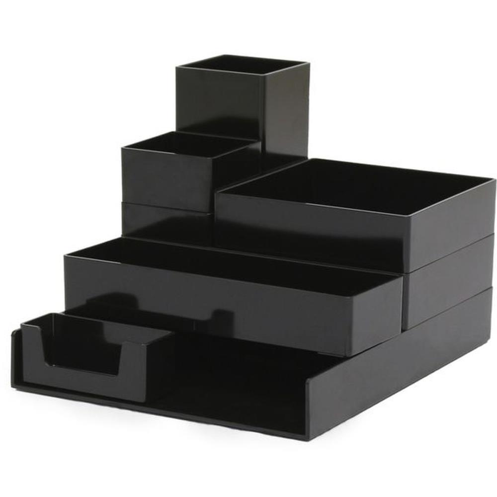 ACESSORIO PARA MESA KIT MODULAR BLACK 8 PEÇAS WALEU KIT