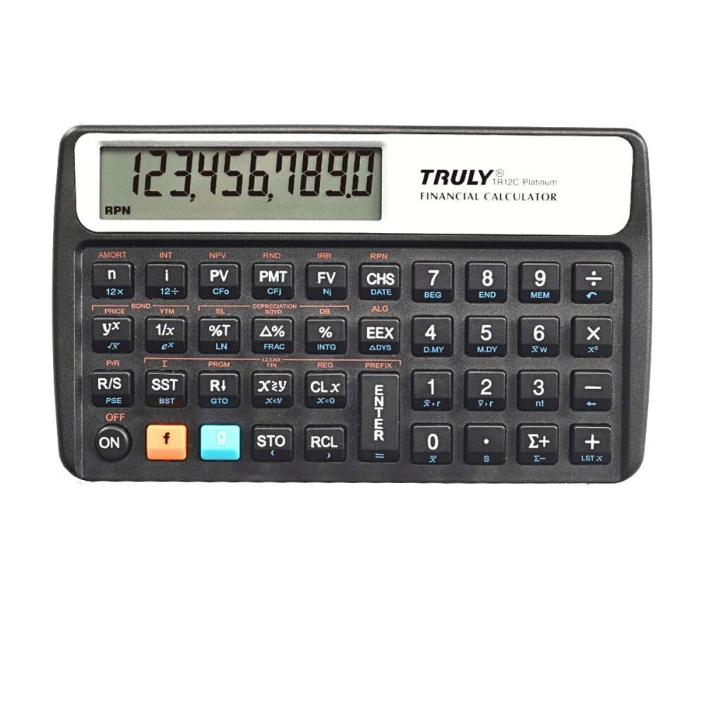 CALCULADORA FINANCEIRA TR12C PLATINUM RPN 10 DIG. PROCALC UNIDADE