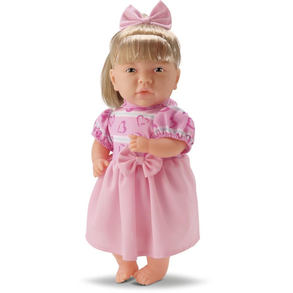 BONECA COM MECANISMO DUDA FALA FRASES 38CM (S) BEE TOYS UNIDADE