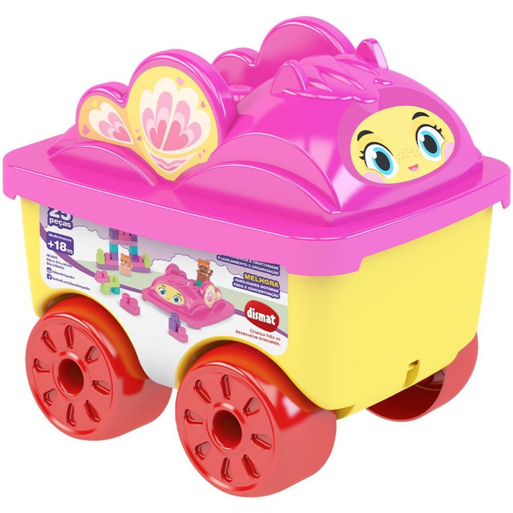 BRINQUEDO PARA MONTAR CARRO ENCANTADO BLOCOLANDIA 25 DISMAT UNIDADE