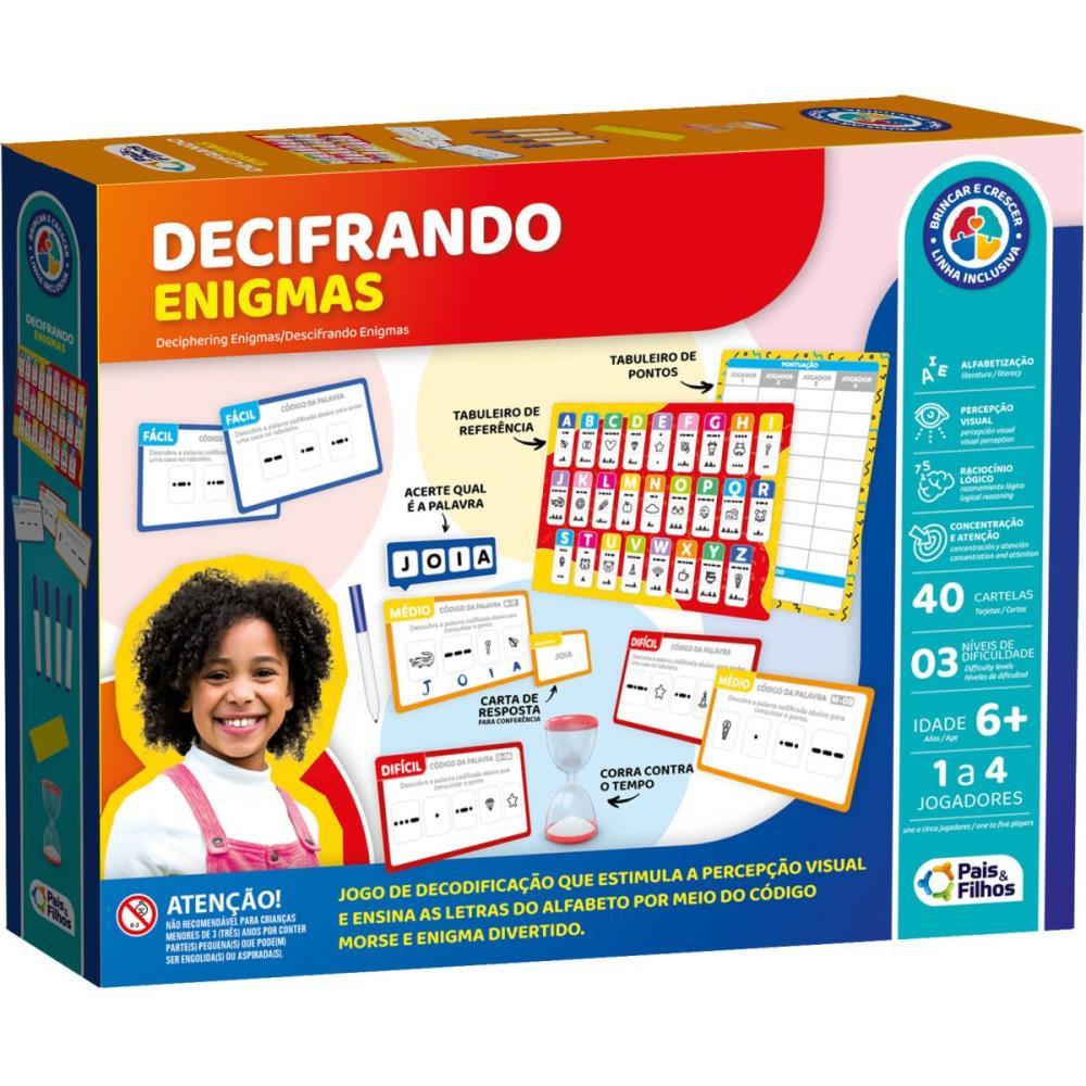 BRINQUEDO DIVERSO DECIFRANDO ENIGMAS PAIS E FILHOS UNIDADE