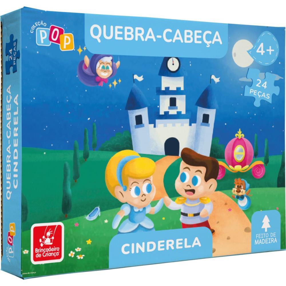 QUEBRA-CABECA MADEIRA CINDERELA 24PCS BRINC. DE CRIANCA UNIDADE