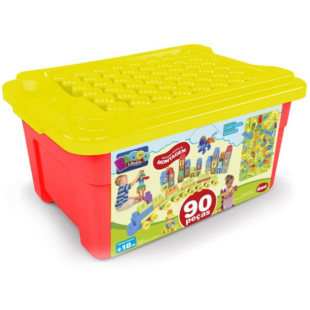 BRINQUEDO PARA MONTAR SUPER CAIXA DIVERTIDA III 90PC DISMAT UNIDADE