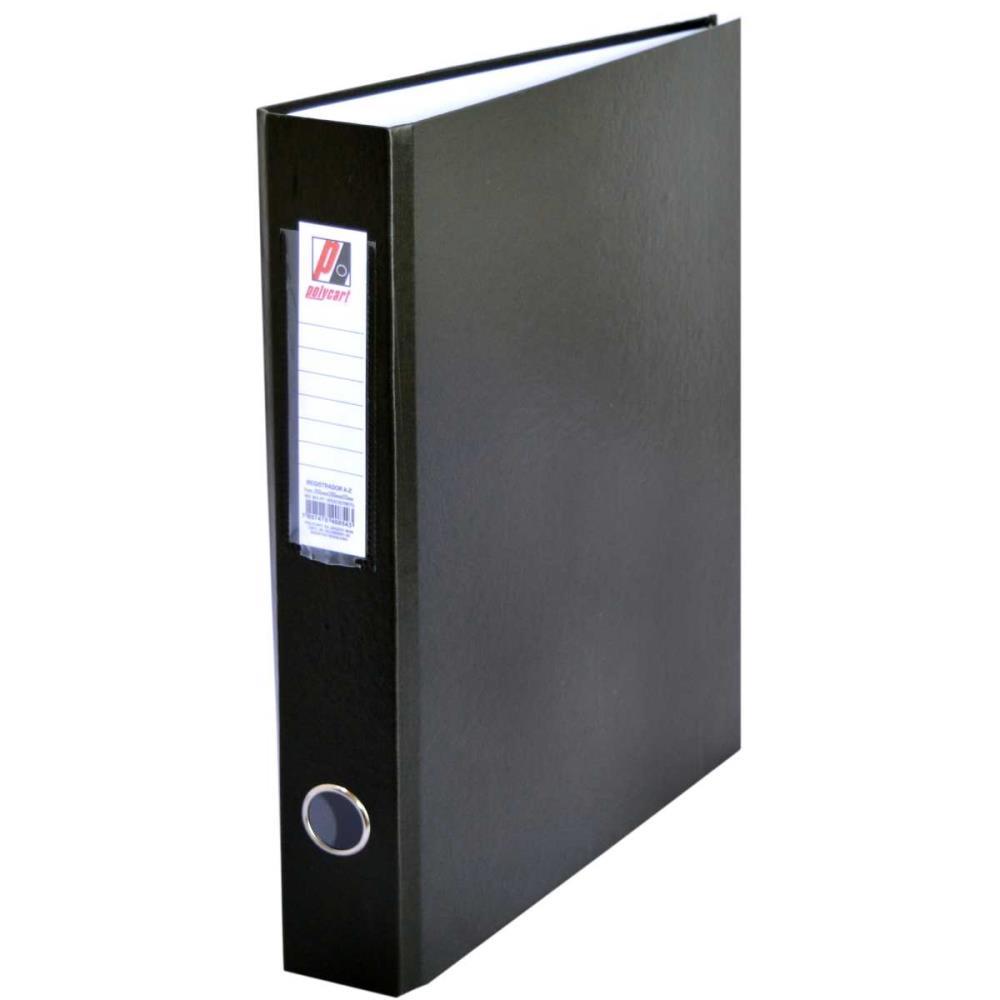 Pasta Registradora Oficio Estreito Preta Polycart Unidade