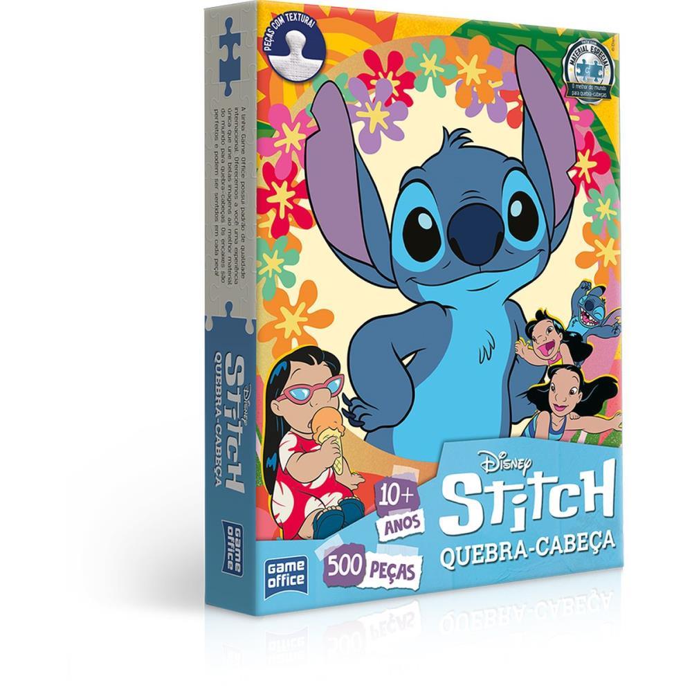 QUEBRA-CABECA CARTONADO STITCH 500 PECAS TOYSTER UNIDADE