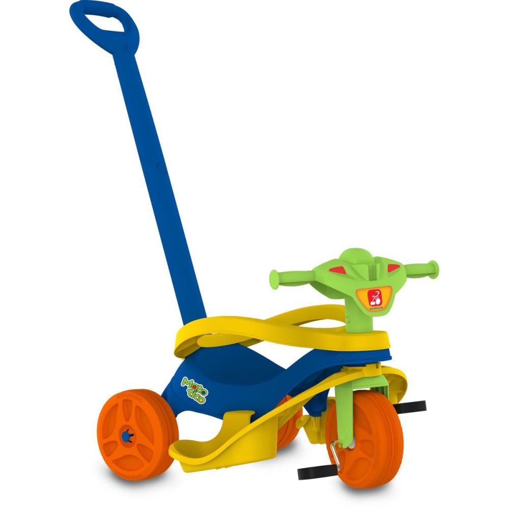 TRICICLO MOTOTICO PASSEIO/PEDAL AZUL BRINQ. BANDEIRANTE UNIDADE