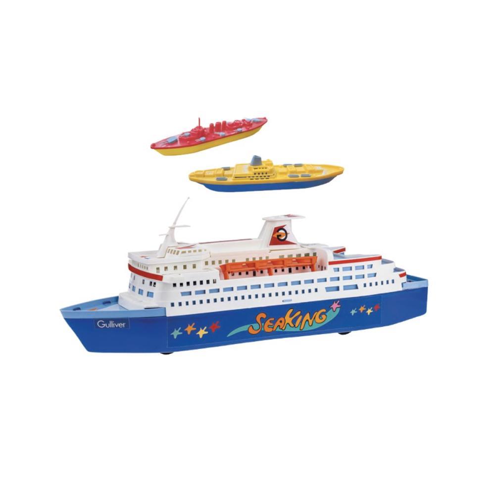 BRINQUEDO DIVERSO MAQUINAS TRANSATLANTICO+2FROTA GULLIVER UNIDADE