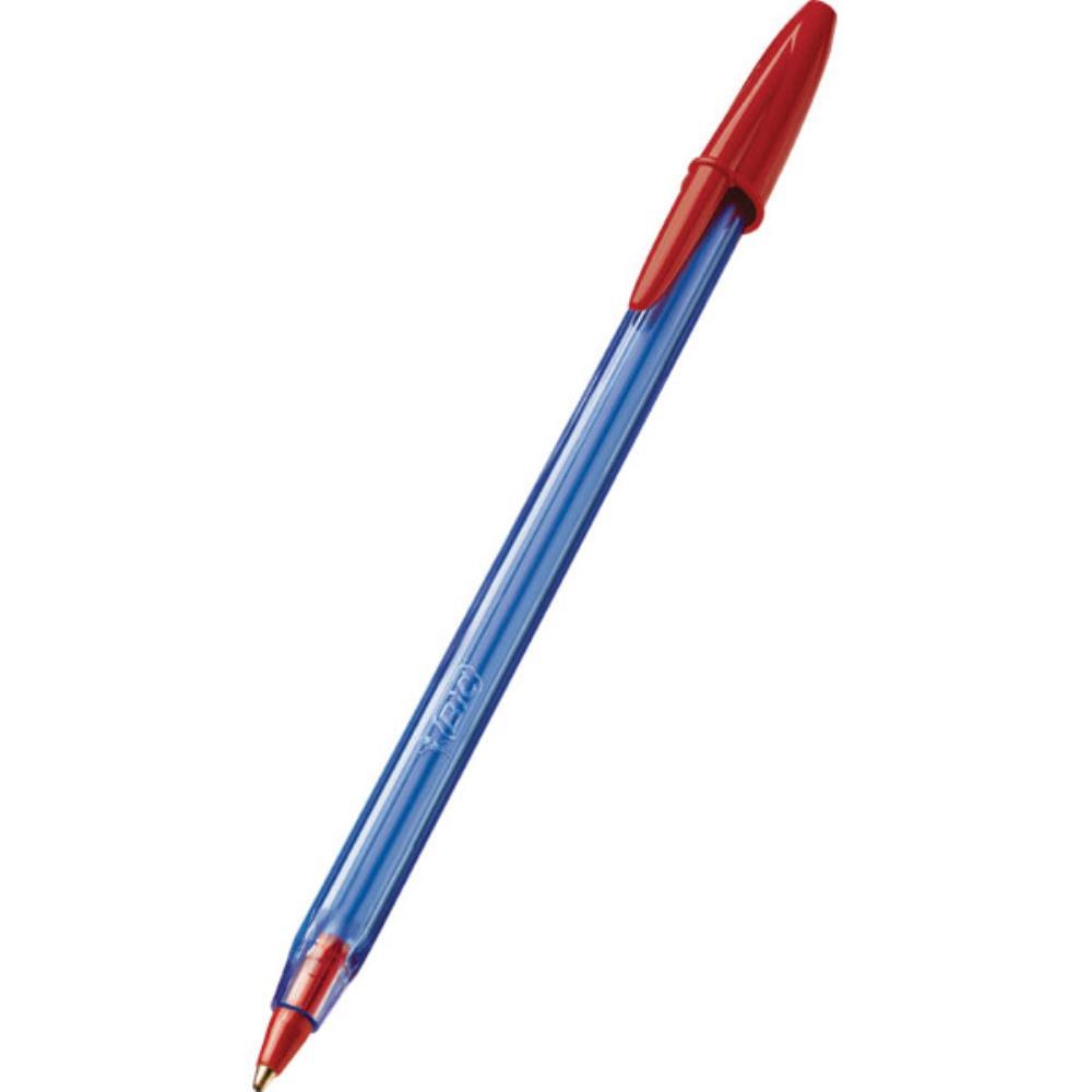 CANETA ESFEROGRAFICA CRISTAL SOFT VERMELHA BIC CX.C/25