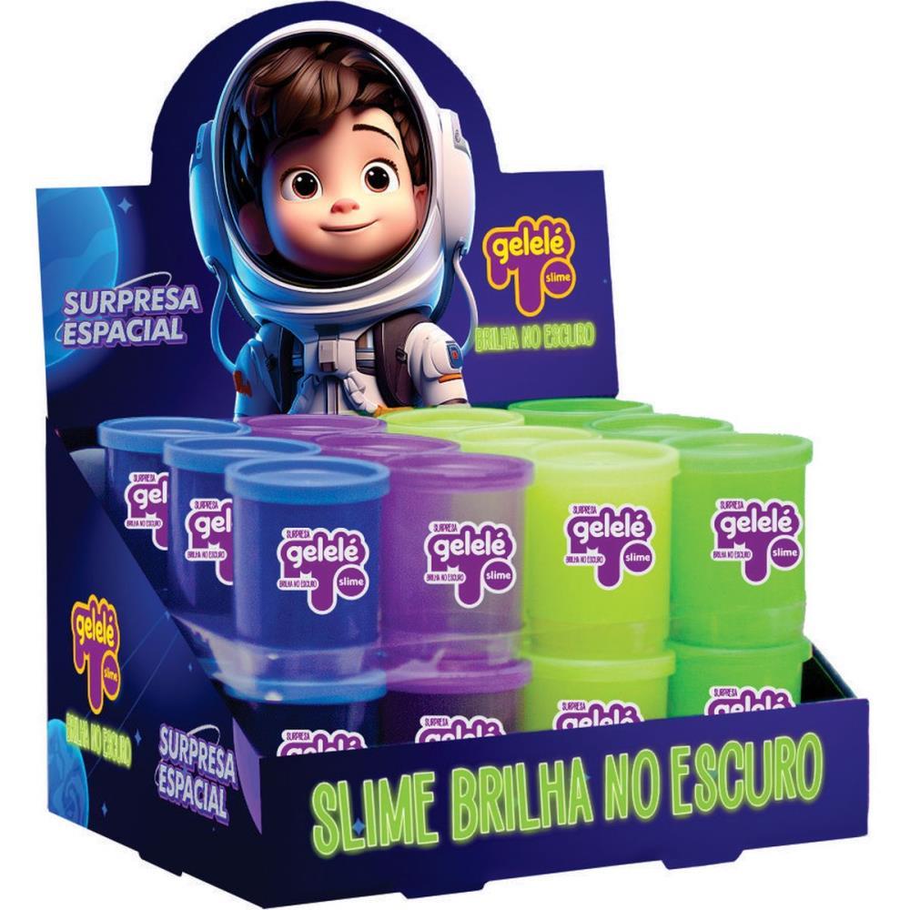 SLIME GELELE BRILHA NO ESCURO (S) DOCE BRINQUEDO DP.C/24
