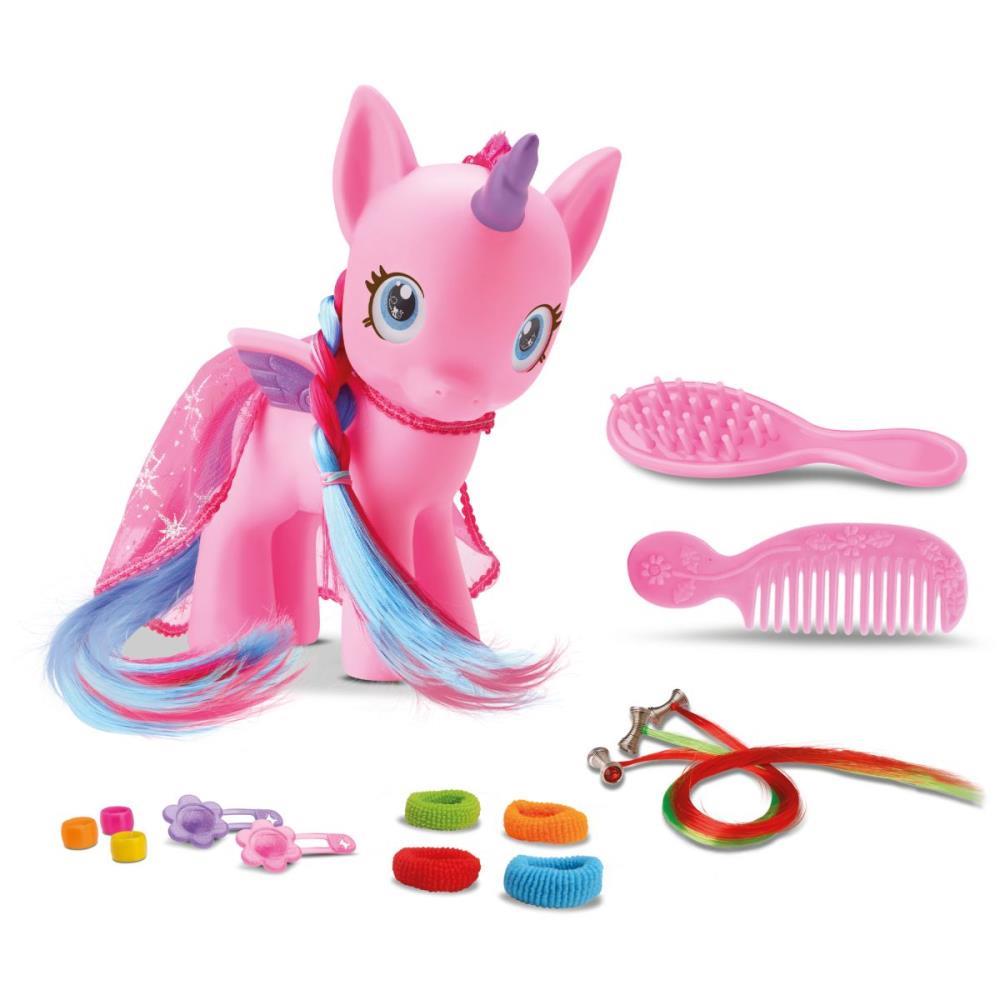 BONECO E PERSONAGEM MY BEST UNICORNIO C/ACESSORIOS BEE TOYS UNIDADE