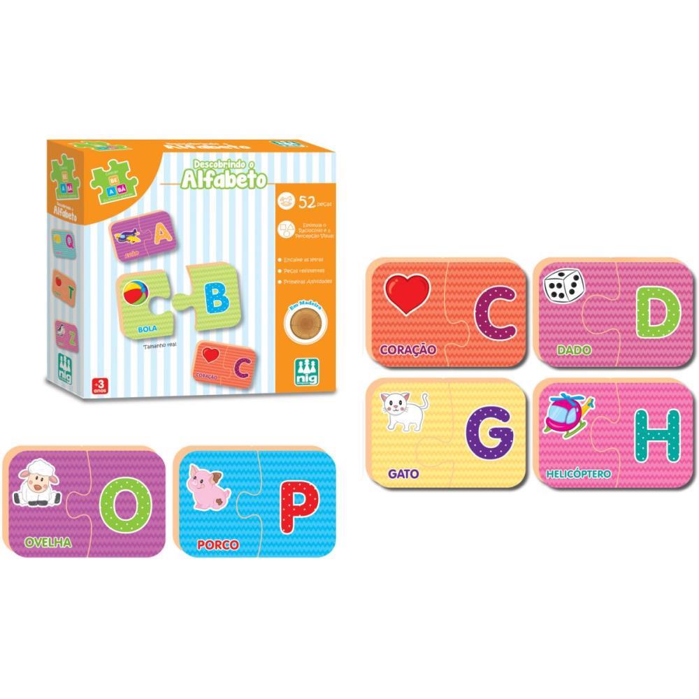 BRINQUEDO EDUCATIVO BE A BA DESCOBRINDO ALFABETO BRINQUEDOS NIG UNIDADE