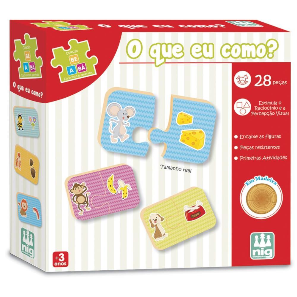 BRINQUEDO EDUCATIVO BE A BA O QUE EU COMO NIG BRINQUEDOS UNIDADE