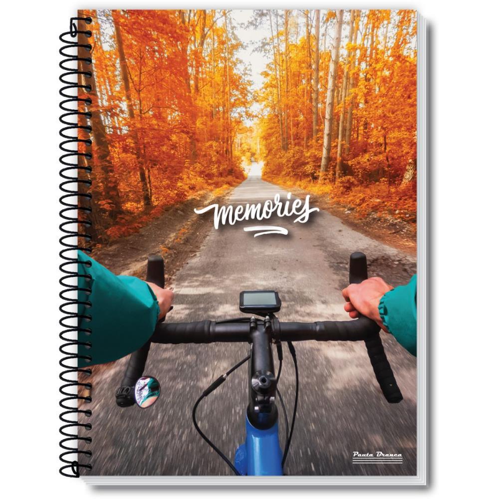 CADERNO 01X1 CAPA DURA ROX 96FLS. PAUTA BRANCA PCT.C/05