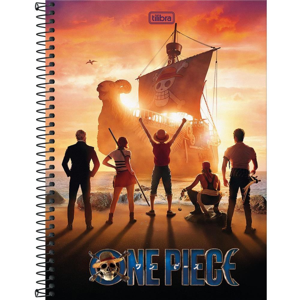 CADERNO 10X1 CAPA DURA ONE PIECE NETFLIX 160FLS. TILIBRA PCT.C/04