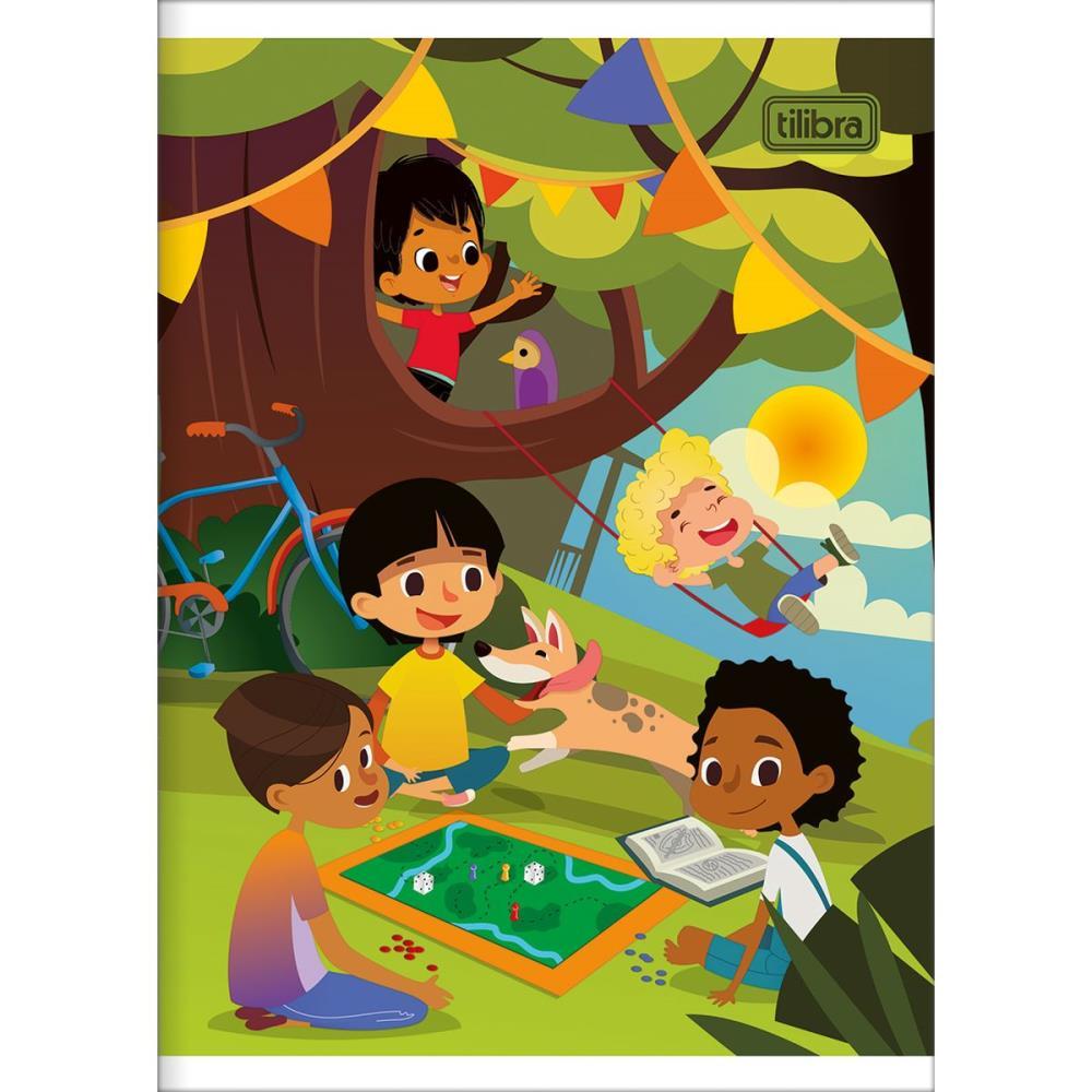 CADERNO BROCHURA 1/4 SAPECA 96 FOLHAS MASC/FEM. TILIBRA PCT.C/10