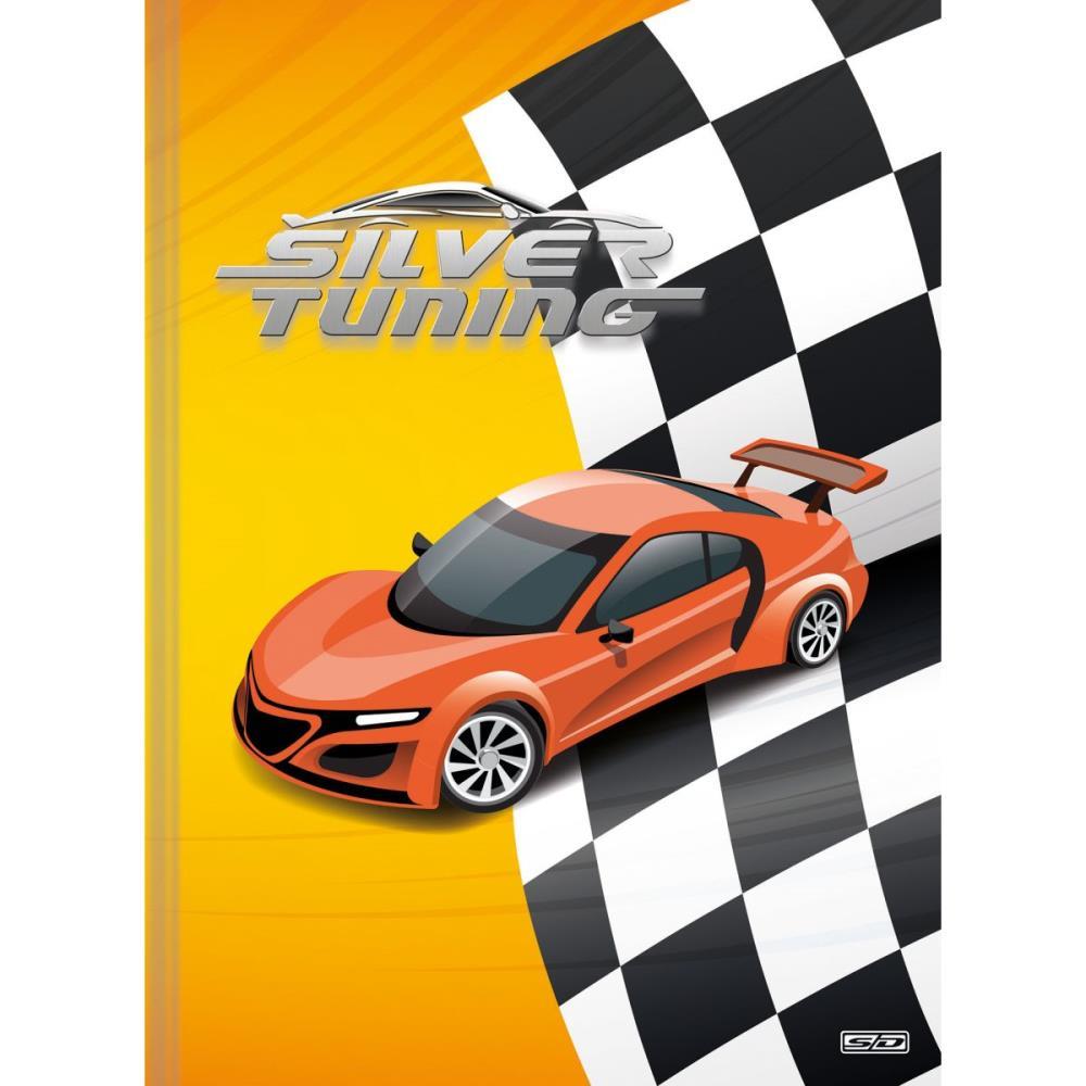 CADERNO BROCHURAO CAPA DURA SILVER TUNING 48F SD INOVACOES PCT.C/10