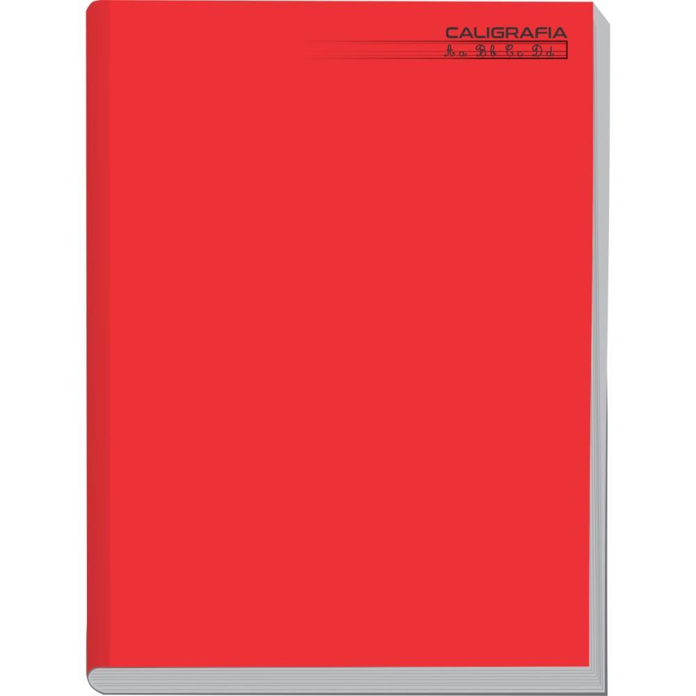 CADERNO CALIGRAFIA CAPA DURA LISO 48FL BROCHURAO VERMELHO TAMOIO PCT.C/05