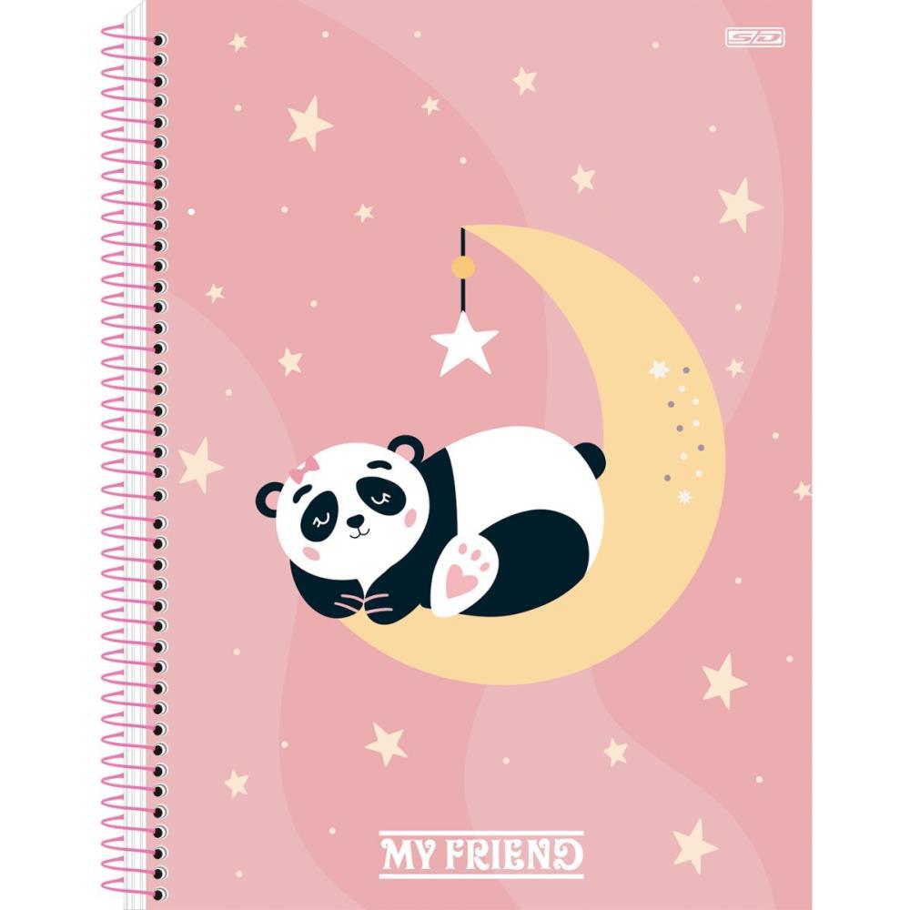 CADERNO ESPIRAL 1/4 CAPA DURA MY FRIEND 80F SD INOVACOES PCT.C/10
