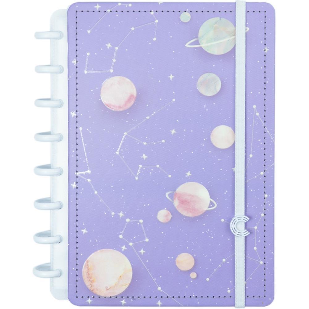 CADERNO INTELIGENTE A5 PURPLE GALAXY BY GOCASE 80FLS CADERNO INTELIGENTE UNIDADE