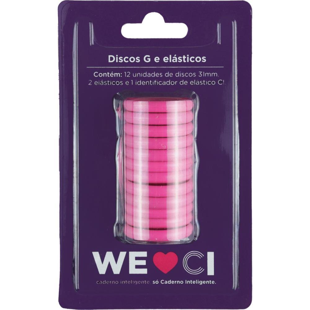 CADERNO INTELIGENTE DISCOS GRANDE 31MM 12DISCOS+ELAST PK CADERNO INTELIGENTE KIT