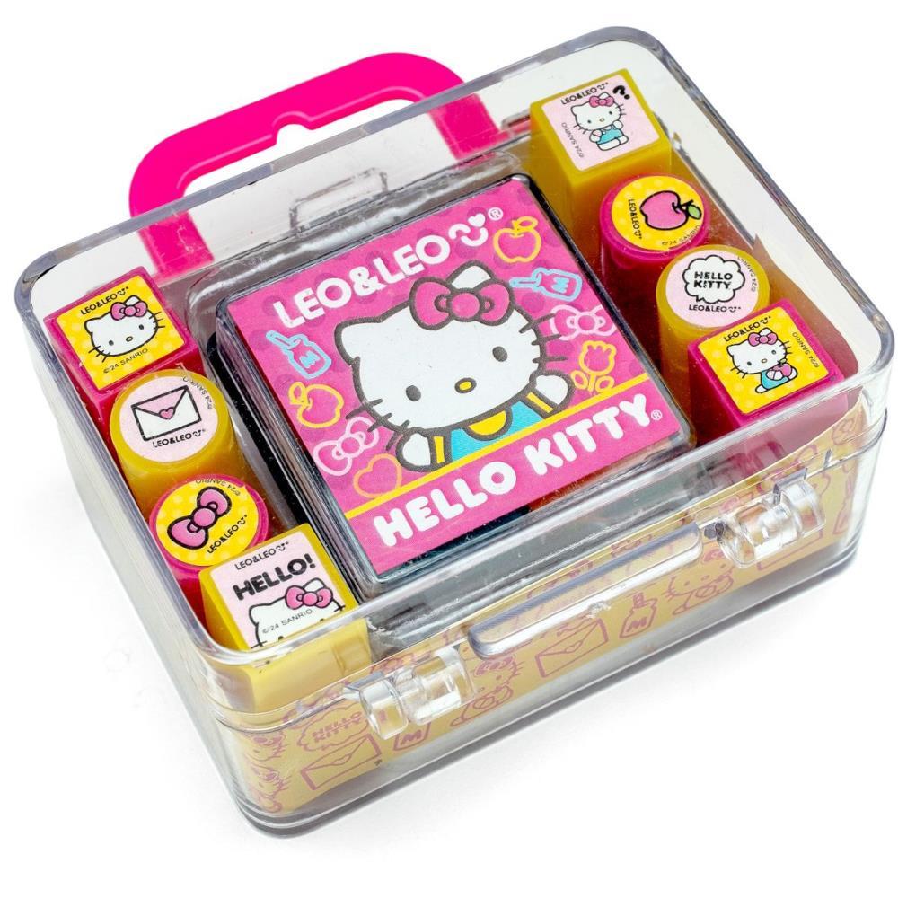 CARIMBO PEDAGOGICO HELLO KITTY C/ALMOFADA 8 MODEL LEONORA KIT