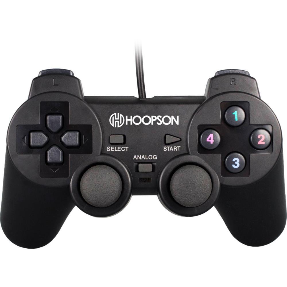 CONTROLE PARA JOGO PC DUAL SHOCK USB 2.0 PRETO HOOPSON UNIDADE