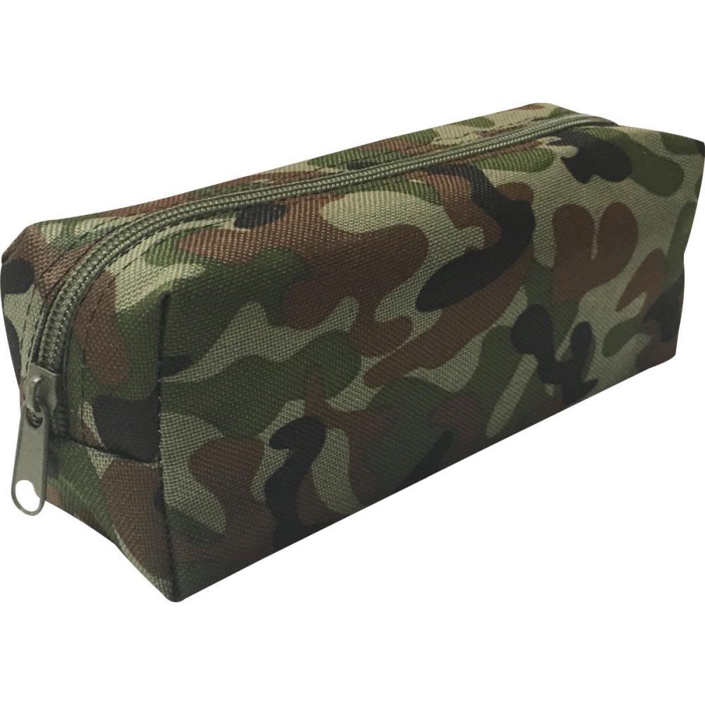 ESTOJO SIMPLES TECIDO QUADRADO GD CAMUFLADO KIT UNIDADE