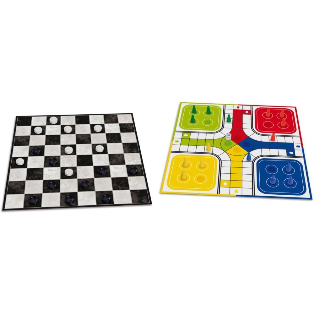 JOGO DE TABULEIRO DAMA E LUDO NIG BRINQUEDOS UNIDADE