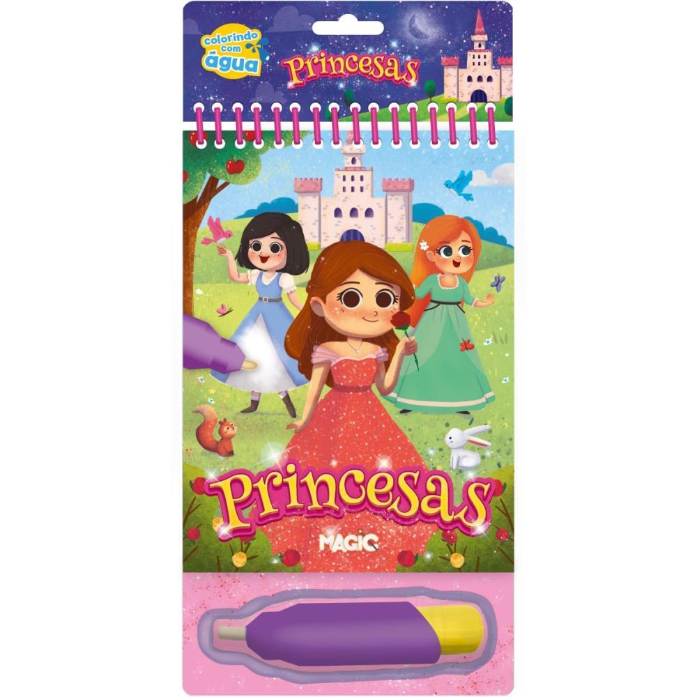 LIVRO AQUABOOK PRINCESA 24X14CM 10PGS MAGIC KIDS UNIDADE