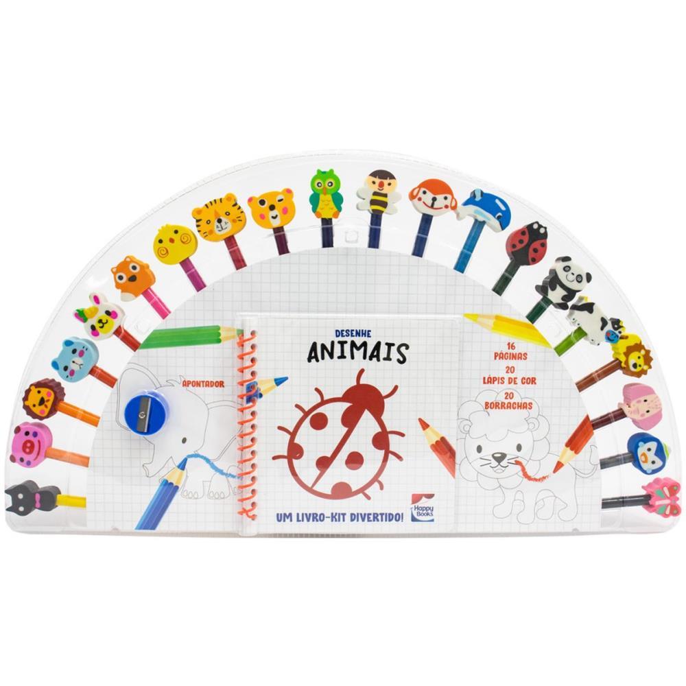 LIVRO BRINQUEDO ILUSTRADO KIT DIVERTIDO AMIGOS ANIMAIS TODOLIVRO UNIDADE