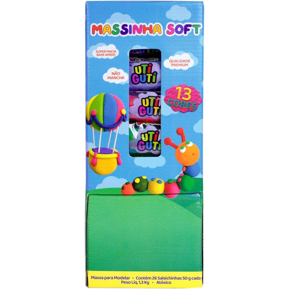 MASSA PARA MODELAR SOFT UTIGUTI 50G CORES SORT. FILA CANSON DP.C/26