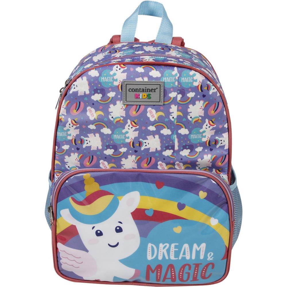 MOCHILA INFANTIL CONTAINER KIDS UNICORNIO G DERMIWIL UNIDADE