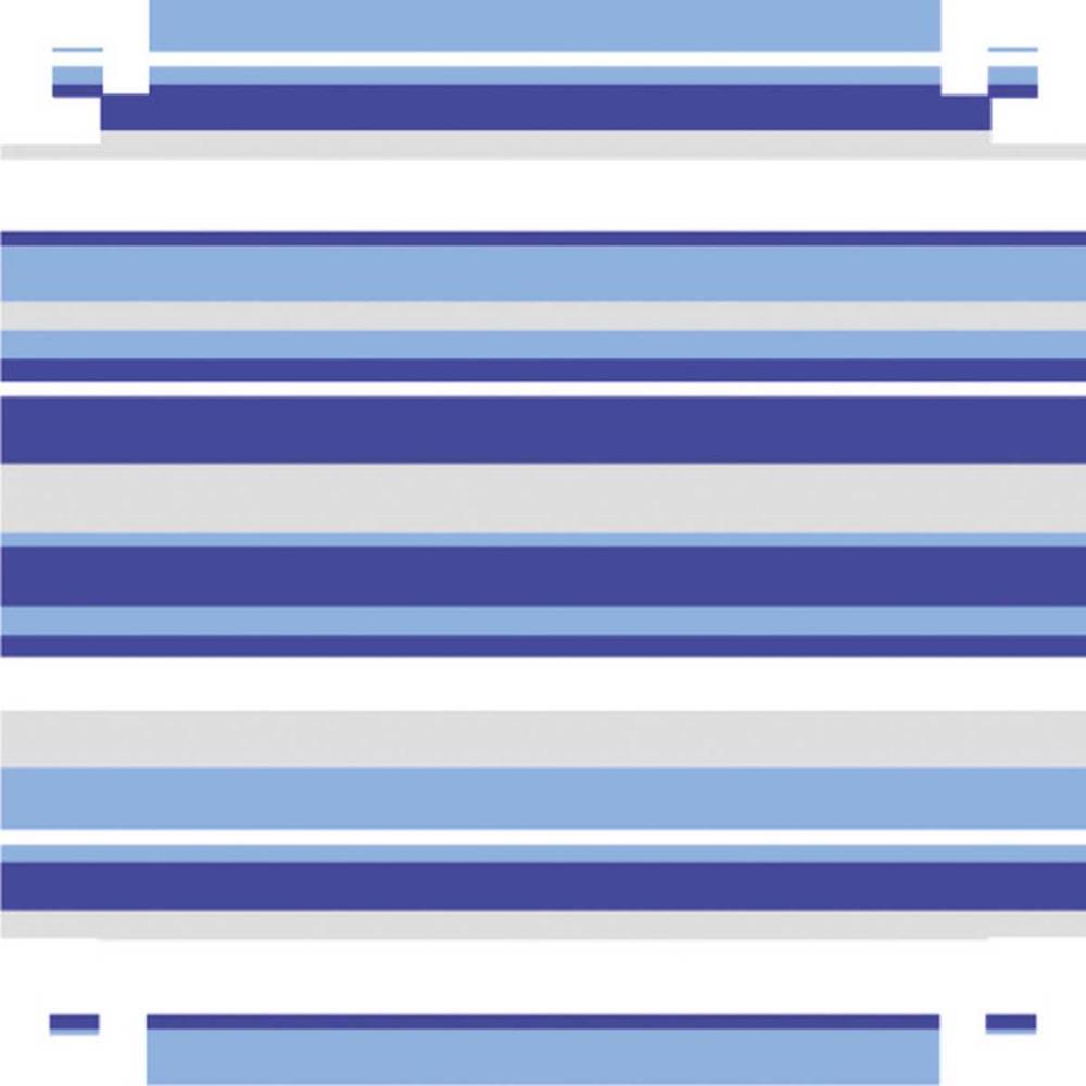PAPEL PRESENTE BOBINA COUCHE 40CM.MOD.345 LISTRADO AZUL V.M.P. BO-100MTS