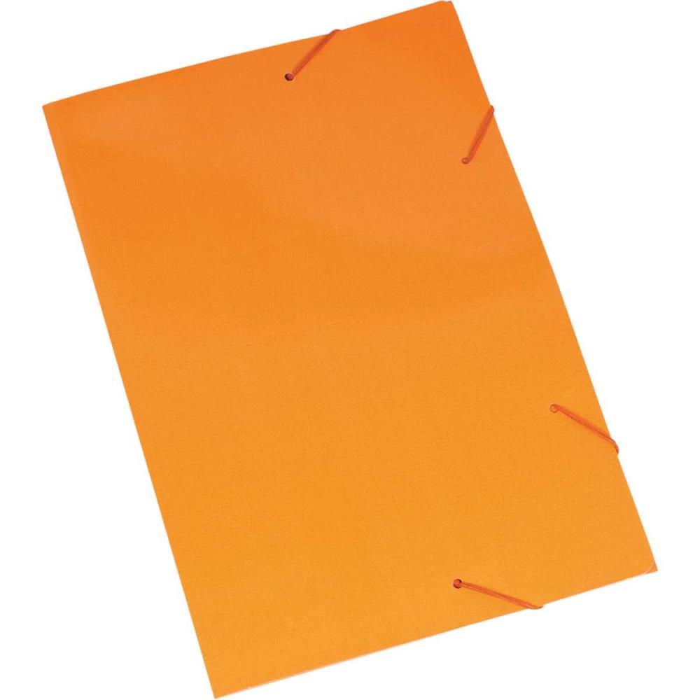 PASTA ABA ELASTICA PAPEL OFICIO LARANJA POLYCART PCT.C/20