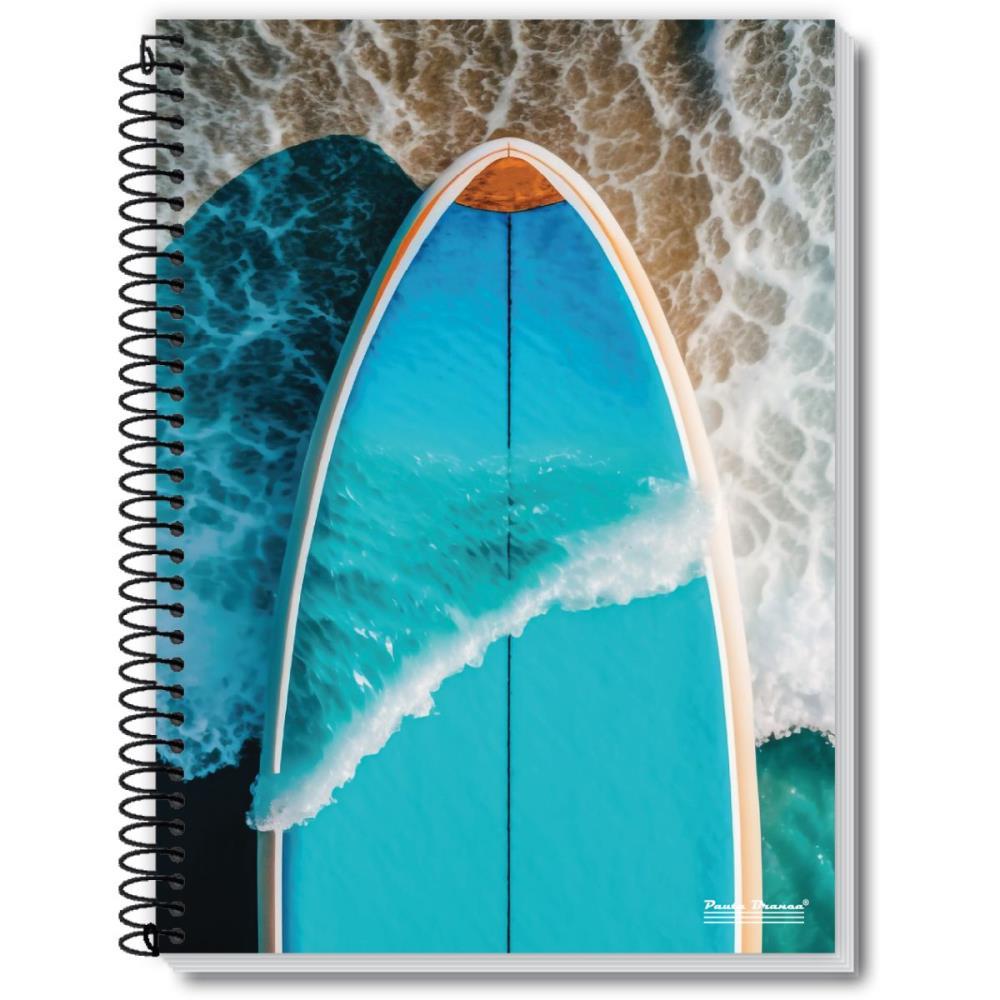CADERNO 10X1 CAPA DURA UP 160FLS. PAUTA BRANCA PCT.C/05