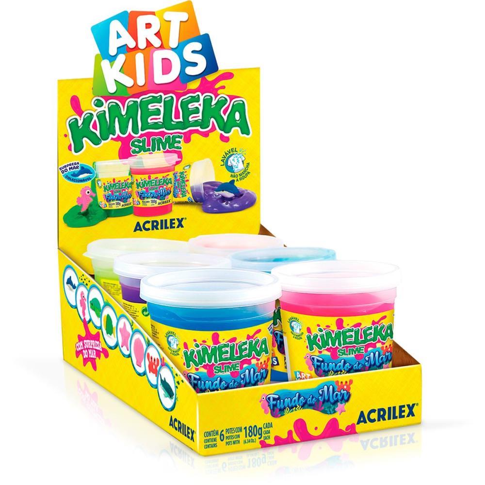 SLIME KIMELEKA FUNDO DO MAR 180G (S) ACRILEX CX.C/06