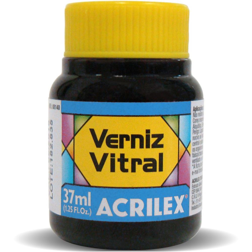 VERNIZ VITRAL AZUL TURQUESA 37ML. ACRILEX CX.C/06