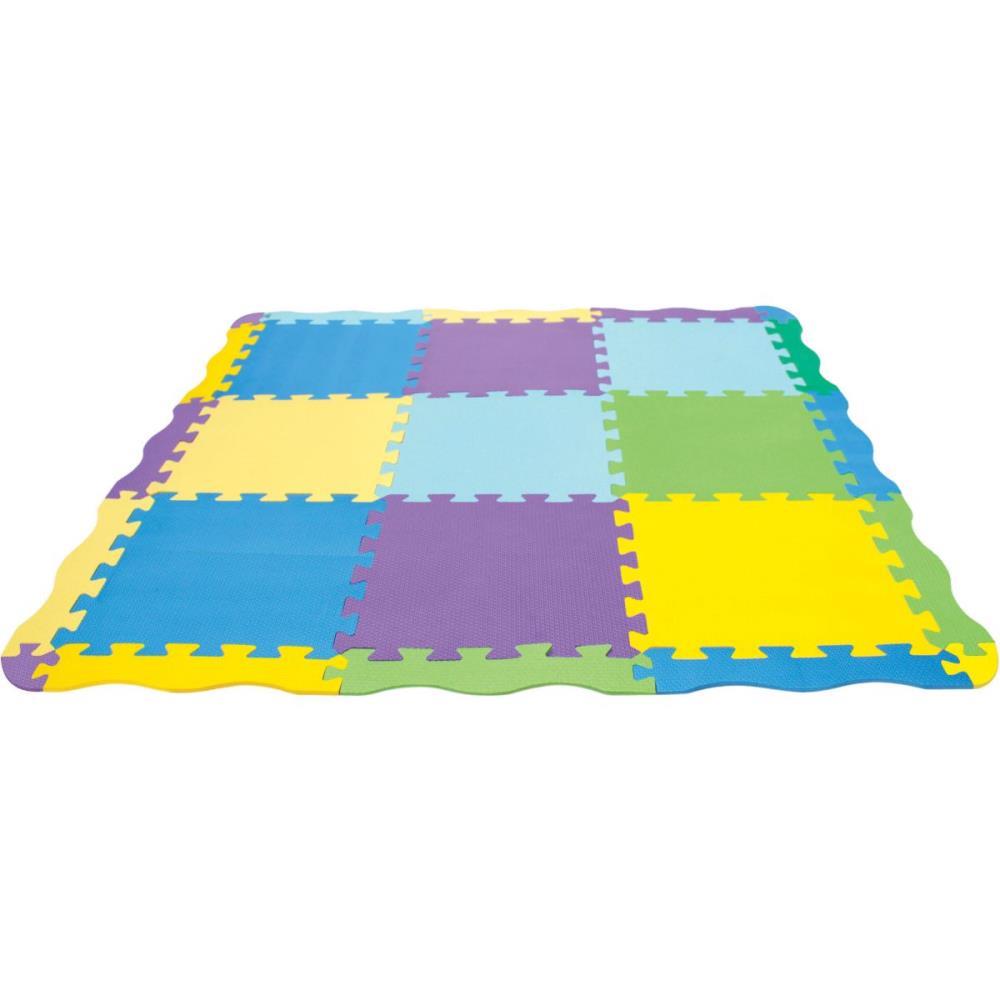 TATAME COLOR 32X32CM 8MM 9 PECAS EVAMAX PACOTE