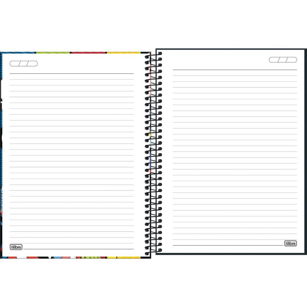 CADERNO 10X1 CAPA DURA AVENGERS 160FLS FIT TILIBRA PCT.C/04