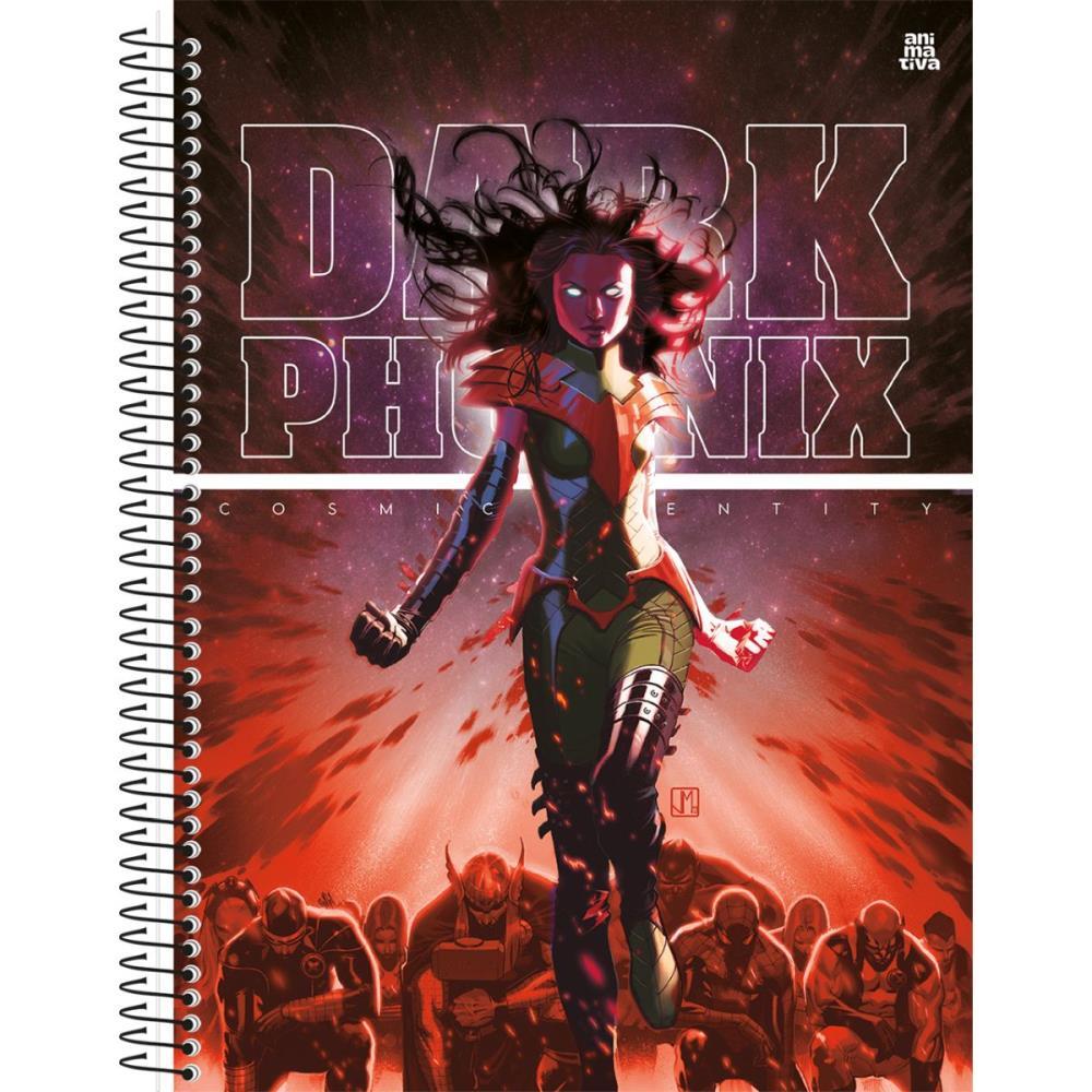 CADERNO 01X1 CAPA DURA X-MEN 80F SD/ANIMATIVA PCT.C/04