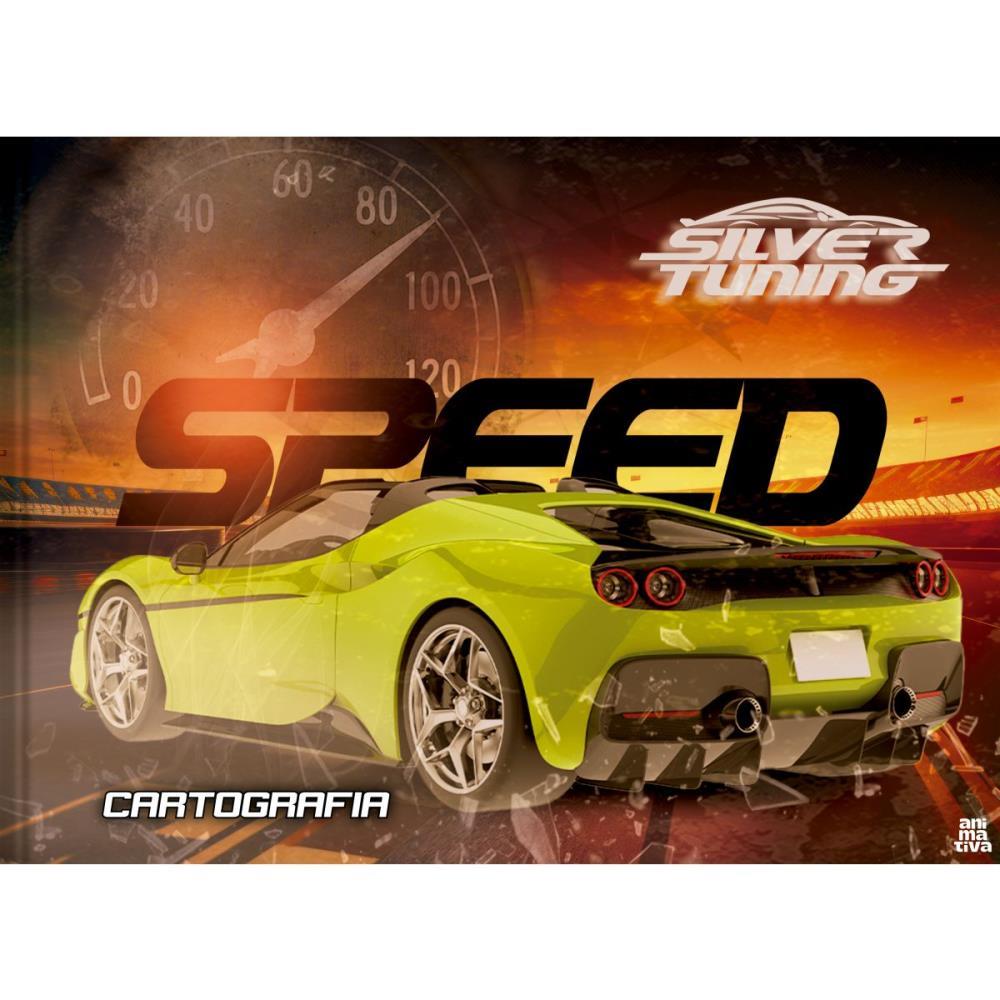 CADERNO DESENHO UNIV CAPA DURA SILVER TUNING 48F COSTURADO SD INOVACOES PCT.C/10
